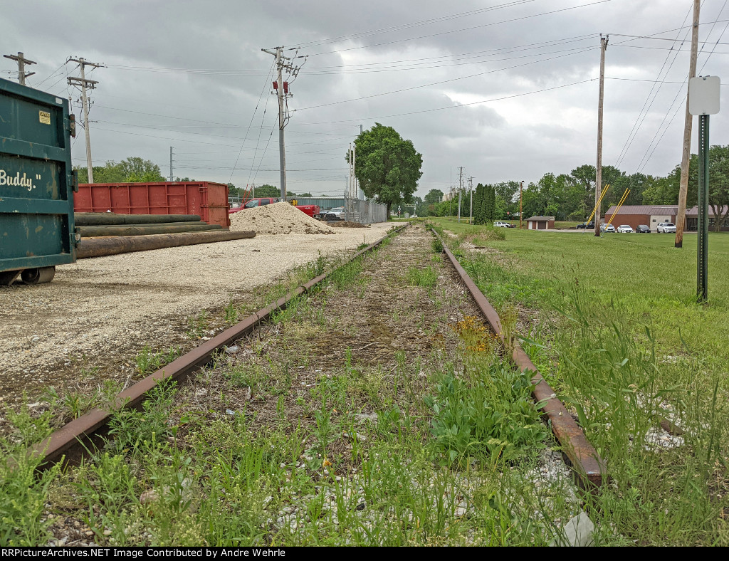 Looking southeast from Frederick Ave.